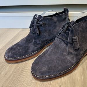 Hush Puppies Cyra Catelyn Ankle Boot Navy Suede